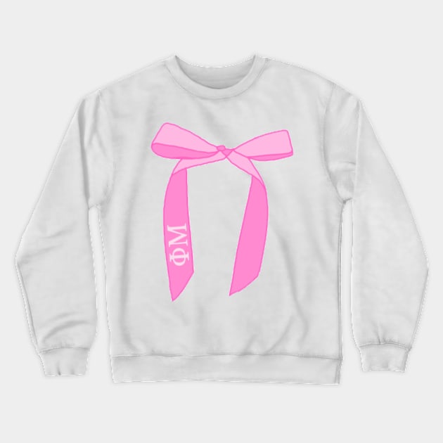 Phi Mu Bow Crewneck Sweatshirt by Biscuit25